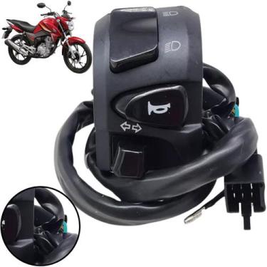 Imagem de Punho Chave Luz C/ Lampejador Titan 150 160 Fan 125 150 160 - Rt Motos