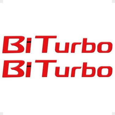 Imagem de Adesivo Compatível Frontier Bi Turbo Vermelho Resinado 2020/ - SPORTIN