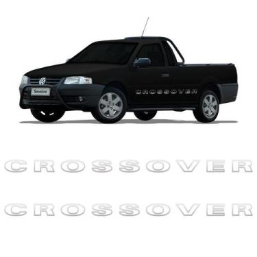 Imagem de Faixa Saveiro Crossover 2006/2007 Adesivo Lateral Cinza - SPORTINOX, S