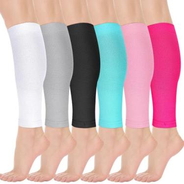 Imagem de Manga de compressão para panturrilhas Sosation Women (6 pares) Running