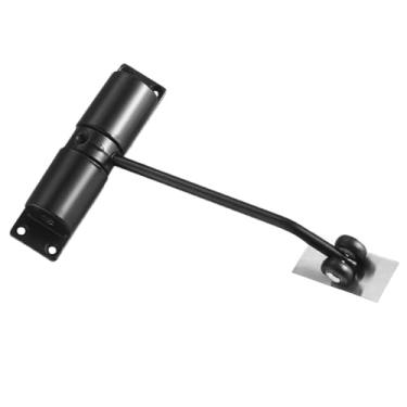 Imagem de Ｂｅｓｇａ Fechador de porta automático de fácil instalação ajustável para uso comercial residencial para garagem, Preto