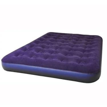 Imagem de Colchão Inflável, Casal Multiuso, Portátil, Confortável, Resistente para Casa, Praia, Camping