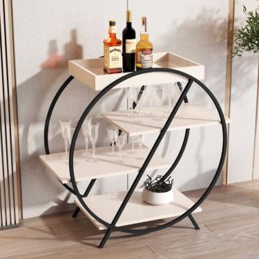 Imagem de Bar Adega com Pés de Ferro JB 4009 JB Móveis