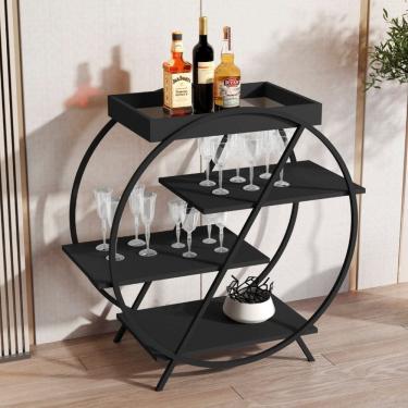 Imagem de Bar Adega com Pés de Ferro JB 4009 JB Móveis