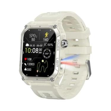 Imagem de Relógio Inteligente Militar Com GPS Integrado, Lanterna LED, Estrobosc