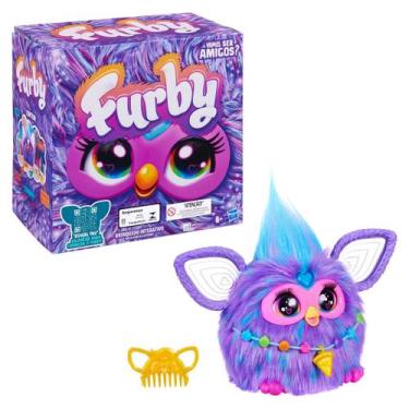 Imagem de Furby Roxo Purple Be My Best Friend Brinquedo Interativo Infantil - HA