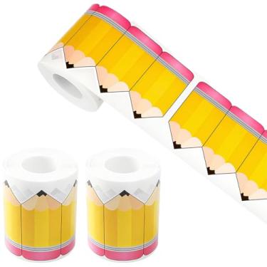 Imagem de Jevuoyee Rolos de bordas de quadro de avisos para lápis de 36,5 m - decoração de sala de aula à prova d'água, acabamento de decoração de quadro negro fácil de cortar para festa escolar e escritório