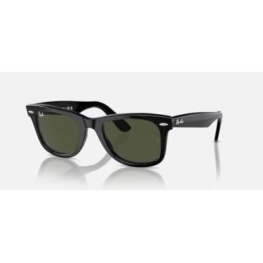 Imagem de Óculos De Sol WayFarer2140 tam 50 ou 54 Preto Lentes Verdes G15 Origin