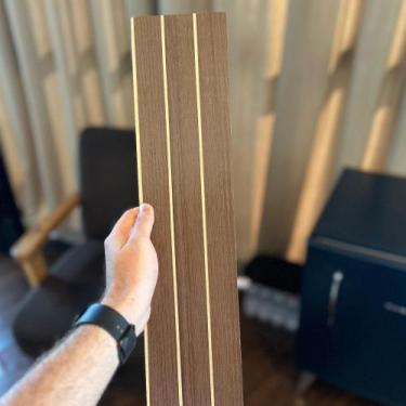 Imagem de Kit Placas Painel Revestimento De Parede Ripado Grande em MDF 90x11 - 