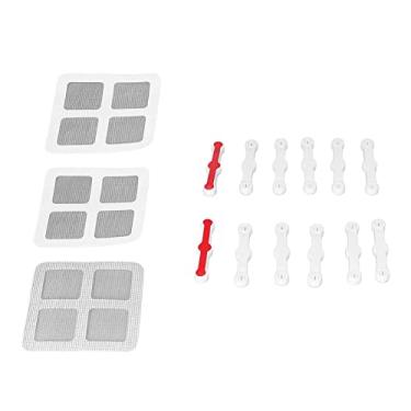 Imagem de Zhjvihx Clipe de Fixação de Janela de Tela, Patches de Clipe de Janela de Tela Definir Segurança de Proteção para Varanda