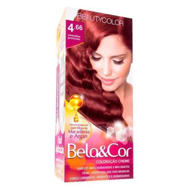 Imagem de Tintura Bela&Cor Vermelho Profundo 4.66 - Bela e Cor