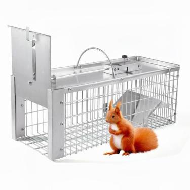 Imagem de Trampa Jaula para Animales Vivos AMVOG 41x15x15 cm Duradera y Humanita