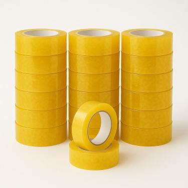 Imagem de Kit 20 Fitas Adesiva Larga Durex Transparente 250m Embalagem Fechamento Caixa Uso Geral Resistente