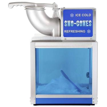 Imagem de Máquina de Raspadinha Profissional 1, 3 Cavalo de Potência 790W, 110v, PARAGON, Prateado