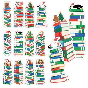 Imagem de BAISDY Marcador de livro de Natal, 120 peças, para amantes de livros, estudantes, sala de aula, escola, 120 peças
