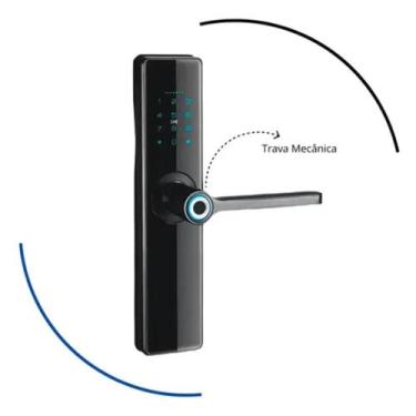 Imagem de Fechadura Eletrônica Tw4020 Fe Biometria, Senha E Chave - TWG