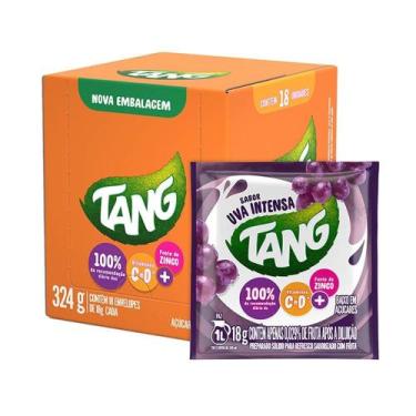 Imagem de Refresco em Pó Tang Uva Intensa 18g Display com 18 Unidades