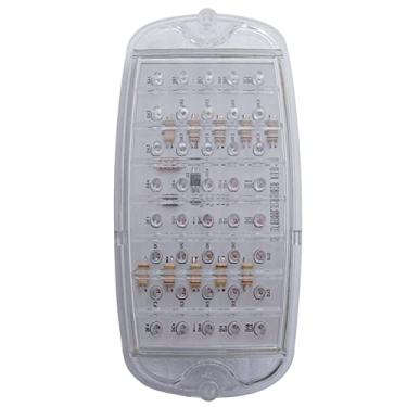 Imagem de United Pacific Lente traseira de 40 LEDs, transparente para caminhonete Chevy e GMC Fleetside 1960-66