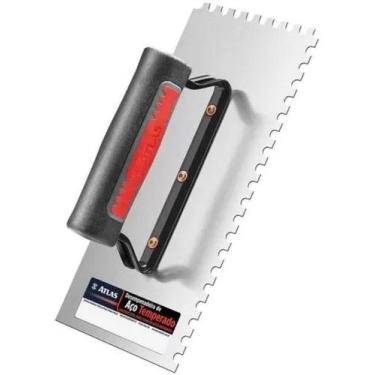 Imagem de Desempenadeira de aço temperado dentado 12x25 - atlas