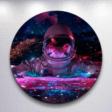 Imagem de Decoração infantil festa com painel redondo capa Astronauta Galaxia Es