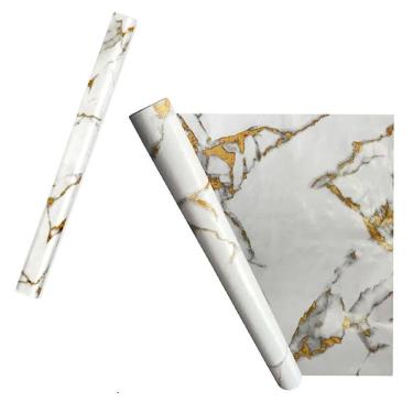 Imagem de Papel de Parede Adesivo Autocolante Flexivel Marmore Obra Reforma Construçao Moveis Cozinha Banheiro Envelopamento