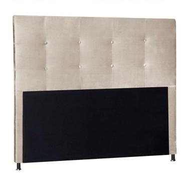 Imagem de Cabeceira Berlim 1,95 Cm Cama Box King Size Suede Bege