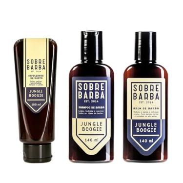 Imagem de Sobrebarba - Trio Esfoliante, Shampoo e Balm de Barba - Jungle Boogie
