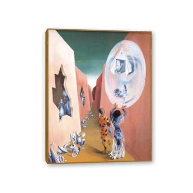 Imagem de Remedios Varo decoração de parede cigana e arlequim impressões em tela pintura surrealismo arte de parede decoração de casa Remedios Varo pôster presente para quarto sala de estar 90 x 70 cm (36 x 28