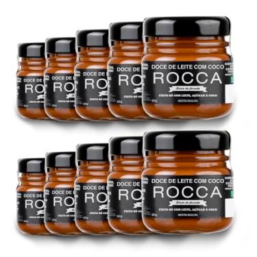 Imagem de Doce de Leite Rocca com Coco Kit 10 Potes de 50g