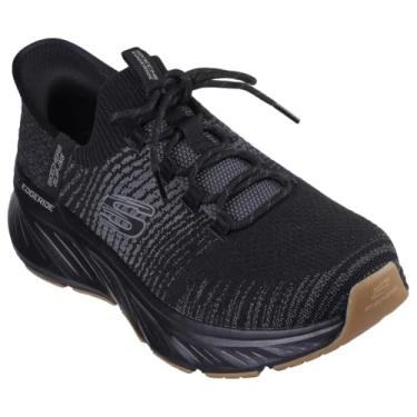 Imagem de Skechers Tênis masculino Edgeride Raygo Hands Free Slip-in, Preto/preto, 45