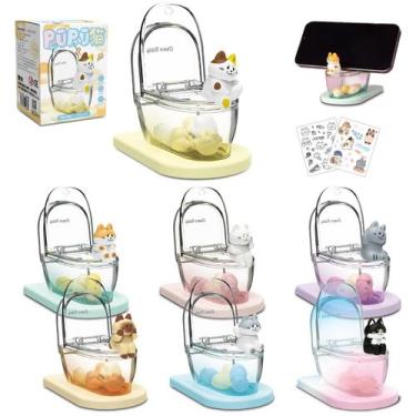 Imagem de Blind Box Cat Toilet Figures Phone Stand Series 1PC - NBBRDDN