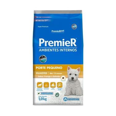 Imagem de Ração Para Cães Premier 1kg Ambientes Internos Filhote Sabor Frango E 