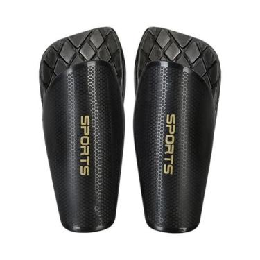 Imagem de Caneleiras de Futebol Loogdeel - 1 Par para Crianças e Adultos com Red