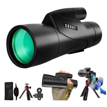 Imagem de Telescópio monocular Gosky Piper 15x55 HD com adaptador de smartphone