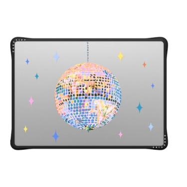 Imagem de CASETiFY Capa Impact MacBook Pro 35.6 cm (M1-M4) [cantos acolchoados de impacto/resistente a arranhões/aderência antiderrapante] - Disco - Preto transparente