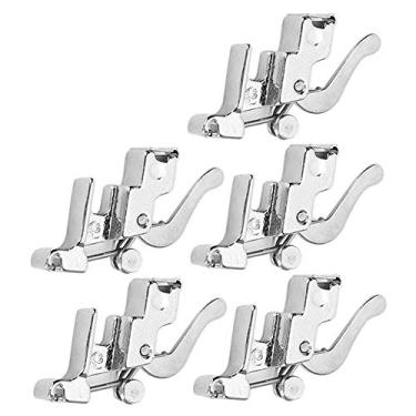 Imagem de CUOFYUNL 5 unidades de suporte de calcador com alça de troca rápida multifuncional para máquina de costura elétrica doméstica