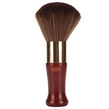 Imagem de CUOFYUNL Espanador de pescoço com cerdas de nylon macias, amigável à pele, limpeza rápida, corte de cabelo, escova de pescoço, ergonomicamente portátil, espanador de cabelo facial