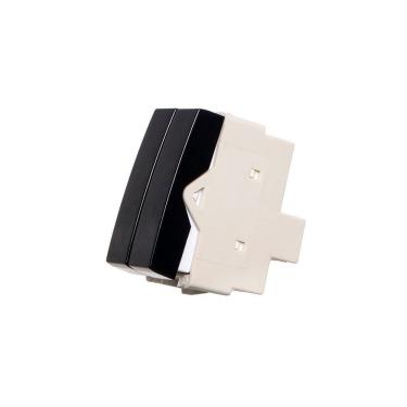 Imagem de Módulo Interruptor Duplo Paralel. MarGirius Sleek 10A Preto Ebony