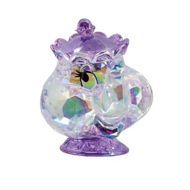 Imagem de Enesco FACETS Disney Estatueta da Sra. Potts A Bela e a Fera da Disney, 7 cm, roxo