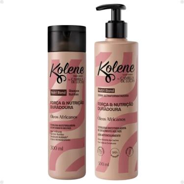 Imagem de Kit Kolene By Camilla De Lucas Nutri Bond: Shampoo 300ml e Goma Ultraformatadora 500ml