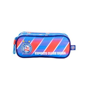 Imagem de Estojo Penal Duplo Time Bahia Original Oficial Futebol 16536 - Xeryus