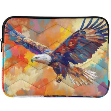 Imagem de Capa protetora colorida para laptop Eagle personalizada para MacBook de 13 polegadas, acessórios de computador universais de 13 a 14 polegadas