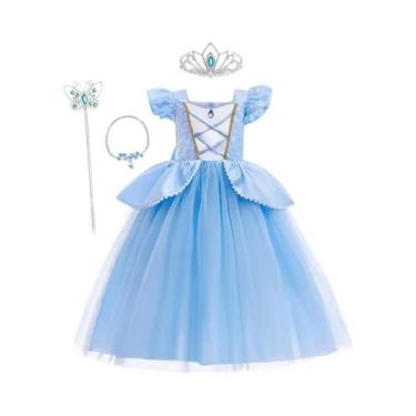 Imagem de Fantasia De Princesa Rapunzel Para Meninas, Vestido Para Aniversário E