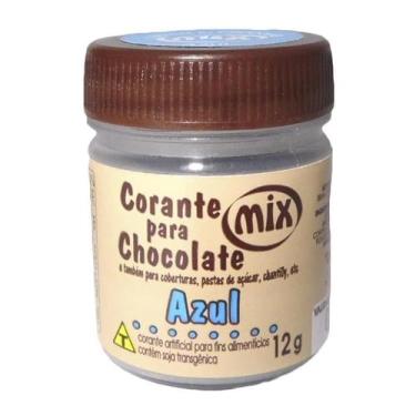 Imagem de Corante em gel para chocolate 12g mix, Azul