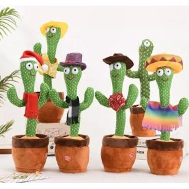 Imagem de Cacto Dançante E Falante Toca Música Repete A Fala Brinquedo - Kapbom