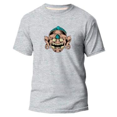 Imagem de Camiseta Básica Algodão Premium Estampa Digital Carranca DTF - Pavesi,