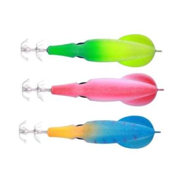 Imagem de Isca De Lula HENGJIA De 9cm 6g, Isca Simuladora De Camarão Para Pesca 