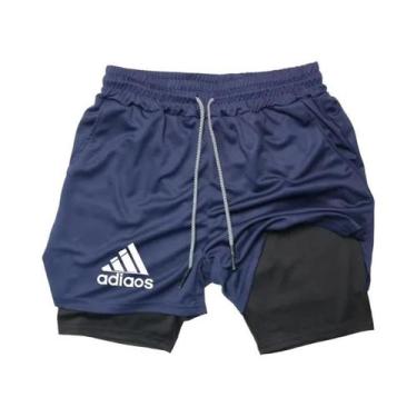 Imagem de Shorts Esportivos Masculinos De Secagem Rápida Para Corrida E Treiname