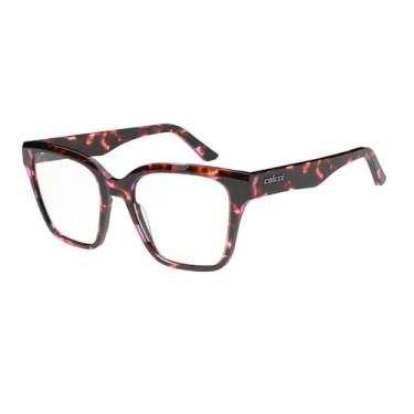 Imagem de Armação de Óculos Colcci Isis Demi Rosa Translúcido Quadrado