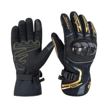 Imagem de Luvas De Inverno Para Motocicleta À Prova De Vento E Água Com Tela Sen